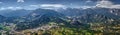 Estes Park Aerial Panorama Royalty Free Stock Photo