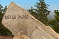 Estes Park Colorado Carved Sign