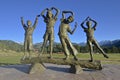 Estes Park YMCA Kids statue at the Rocky Mountain location