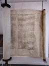 Esther scroll in Hebrew Royalty Free Stock Photo