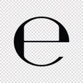 Estimated, E mark symbol Template for your design