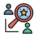 Estimation, evaluation Vector Icon which can easily modify