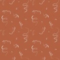 estive background in cartoon style. Candy pattern for birthday and party. Firecracker and dots. Flat icon for
