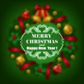 Estive Christmas blurred background