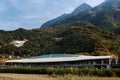 Esto-Sadok train station in Big Sochi, Russia