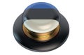 Estonia flag button Royalty Free Stock Photo