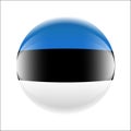 Estonia flag icon in the