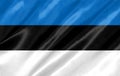 Estonia Flag Royalty Free Stock Photo