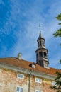 ESTONIA, JUNE 19, 2019. Narva town hall. View from