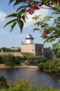 Estonia. Narva. Ancient fortress on border with Russia