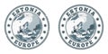Estonia round logos.