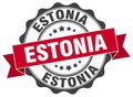 Estonia round ribbon seal