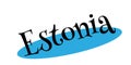 Estonia rubber stamp