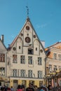 Historic Traders house and warehouse on Kuninga, Tallinn, Estonia