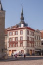 Renovated house on SW corner of Town hall square, Tallinn, Estonia