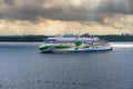 Estonia Tallinn October 2, 2023. LNG gas ferry Tallink megastar in the port of Tallinn