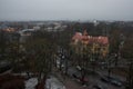 Estonia. Tallinn. Panorama of the old city Top view of the old town. View of the city from the observation deck of Tallinn Royalty Free Stock Photo