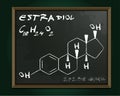 Estradiol molecule image