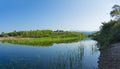 Estuaries of the river Neda at Peloponnese, Greece Royalty Free Stock Photo