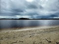 Nelson Estuary Beach, Overcast Sky