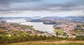 Estuary Ferrol in Spain