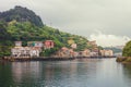 Estuary passages of San Juan, Way of St. James, Guipuzkoa, Spain Royalty Free Stock Photo