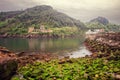 Estuary passages of San Pedro, Way of St. James, Guipuzkoa, Spain Royalty Free Stock Photo