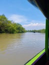 Estuary river from boat