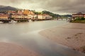 Estuary of the small town in Orio, Way of St. James, Guipuzcoa, Royalty Free Stock Photo