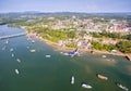 Estuary town marang terengganu malaysia Royalty Free Stock Photo