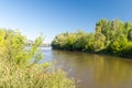 Estuary Wieprz River to the Vistula River Royalty Free Stock Photo
