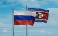 Eswatini and Russia flag