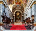 Interior of Esztergom basilica in Hungary