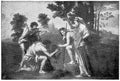 Et in Arcadia ego (The Shepherds of Arcadia) by a French painter Nicolas Poussin.