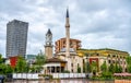 The Et`hem Bey Mosque in Tirana, Albania Royalty Free Stock Photo