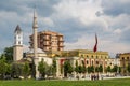 The Et& x27;hem Bey Mosque in Tirana Royalty Free Stock Photo
