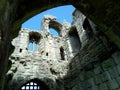 Etal Castle main gates and stone work