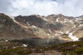 Etang d`appy in Appy Ax-Les-Termes, Ariege Pyrenees, France Royalty Free Stock Photo