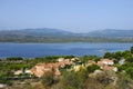 Etang de Leucate lagoon, France Royalty Free Stock Photo