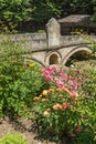 Old Stone bridge in Architectural Ethnographic Complex Etar Etara near town of Gabrovo, B Royalty Free Stock Photo