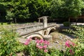 Old Stone bridge in Architectural Ethnographic Complex Etar Etara near town of Gabrovo, B Royalty Free Stock Photo