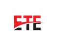ETE Letter Initial Logo Design Vector Illustration