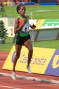 Etenesh Diro - 3000 metres hurdles in Prague 2012 Royalty Free Stock Photo