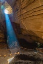 Eterans cave is located on the left bank of the Danube in wall of the limestone massif called Ciucarul Mare.