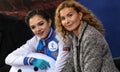 Eteri TUTBERIDZE and Evgenia MEDVEDEVA Royalty Free Stock Photo