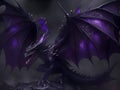 Eternal Darkness: Captivating Dark Dragon Wing Artwork for Enigmatic Decor