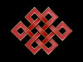 Eternal / endless / buddha knot symbol