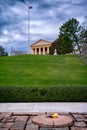 Eternal fire by John Kennedy grave, Arlington, Virgina, USA Royalty Free Stock Photo