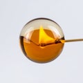 Eternal Flame Contained Within a Glass Sphere Royalty Free Stock Photo