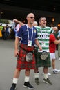 Eternal flame Jubilation of foreign fans before the closing of the world Cup in Luzhniki on July 15,2018.